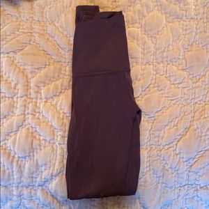 Used pair of maroon lululemon align leggings.
